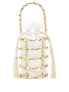 Ladies Bags Rosantica - Jungla Cage Bucket Bag - Womens - White