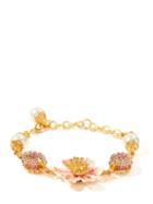 Matchesfashion.com Dolce & Gabbana - Crystal And Faux-pearl Embellished Metal Bracelet - Womens - Gold