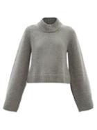 Khaite - Lima Cashmere Roll-neck Sweater - Womens - Grey