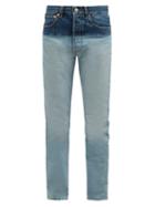 Matchesfashion.com Vetements - Panelled Straight Leg Jeans - Womens - Denim