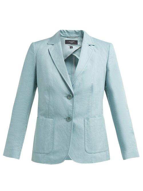 Matchesfashion.com Weekend Max Mara - Malia Blazer - Womens - Light Green