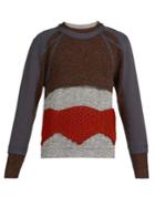 Craig Green Panelled Crochet-knit Sweater