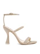 Matchesfashion.com Sophia Webster - Rosalind Hourglass Glittered-leather Sandals - Womens - Light Gold