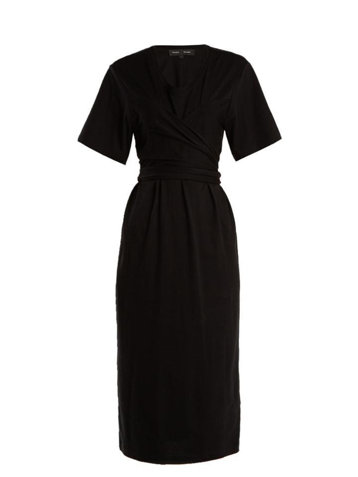Proenza Schouler Wrap-style Cotton-jersey Dress