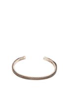 Matchesfashion.com Title Of Work - Macro Mesh Sterling Silver Cuff - Mens - Silver Multi