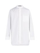 Matchesfashion.com Haider Ackermann - Oversized Cotton Poplin Shirt - Mens - White