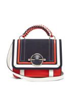 Matchesfashion.com Jw Anderson - Disc Braided Top Handle Leather Bag - Womens - Red Multi