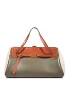 Matchesfashion.com Loewe - Lazo Mini Leather Tote Bag - Womens - Khaki Multi