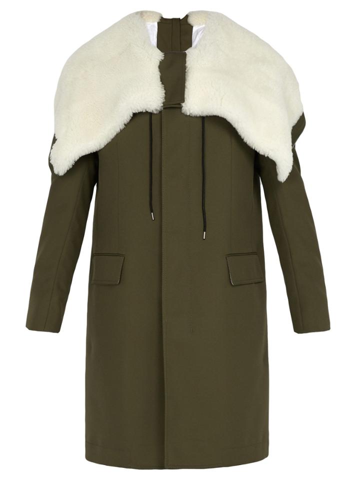 Calvin Klein 205w39nyc Shearling-lined Hooded Parka