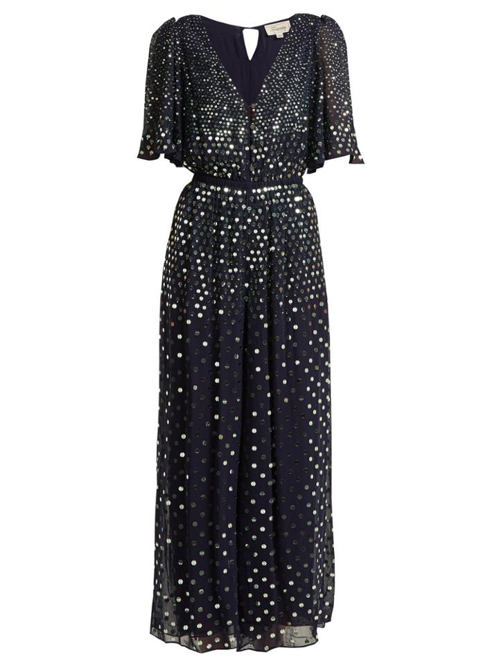 Temperley London Topiary Short-sleeve Jumpsuit