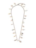 Matchesfashion.com Saint Laurent - Shell-charm Necklace - Mens - Silver Multi