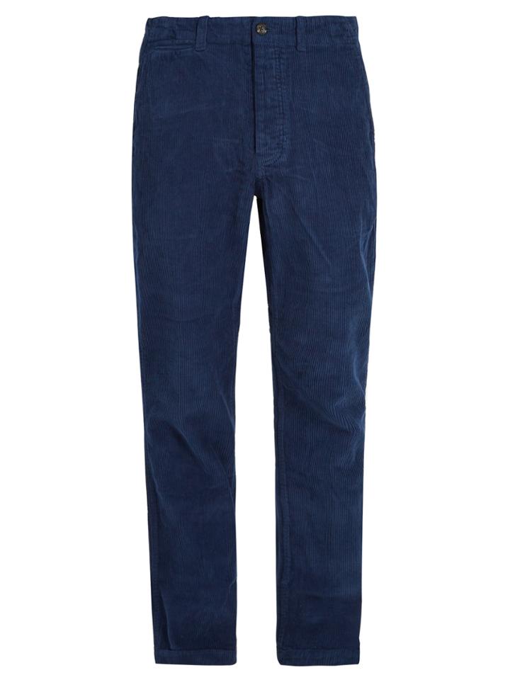 Saturdays Nyc Field Relaxed-leg Cotton-corduroy Trousers