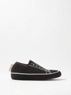 Marni - Jacquard Canvas Trainers - Mens - Black White