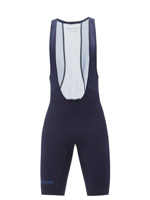 Caf Du Cycliste - Marinette Jersey Bib Shorts - Mens - Navy