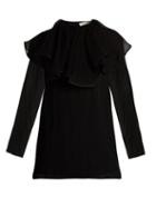 Nina Ricci Detachable-collar Silk-chiffon Blouse