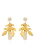 Matchesfashion.com Rebecca De Ravenel - Violetta 14kt Gold Plated Earrings - Womens - Gold