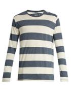 Atm Crew-neck Striped Cotton-blend T-shirt