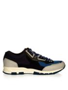 Lanvin Running Contrast-panelled Low-top Trainers