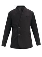 Matchesfashion.com Wooyoungmi - Single-breasted Wool-blend Blazer - Mens - Black