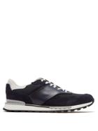 Berluti Run Track Leather And Suede Trainers