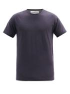 Matchesfashion.com Comme Des Garons Shirt - Crew-neck Cotton-jersey T-shirt - Mens - Navy