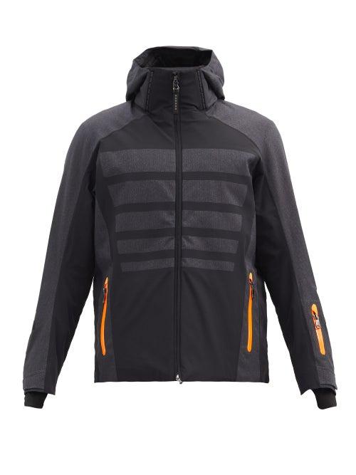 Matchesfashion.com Bogner - Buster Hooded Panelled Soft-shell Ski Jacket - Mens - Black