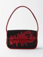 Staud - Tommy Beaded Lobster Shoulder Bag - Womens - Black Multi