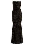 Dolce & Gabbana Strapless Fishtail Sequin-embellished Gown