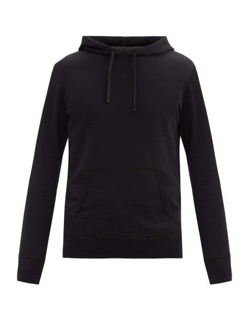 Matchesfashion.com Reigning Champ - Pima Cotton-jersey Hooded Sweatshirt - Mens - Black