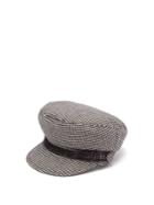 Maison Michel New Abby Wool-blend Dogstooth Sailor Cap