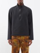 Affxwrks - Transit Half-zip Nylon-blend Sweater - Mens - Black