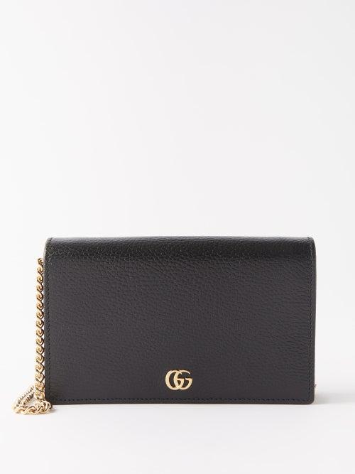 Gucci - Gg Marmont Small Leather Cross-body Bag - Womens - Black