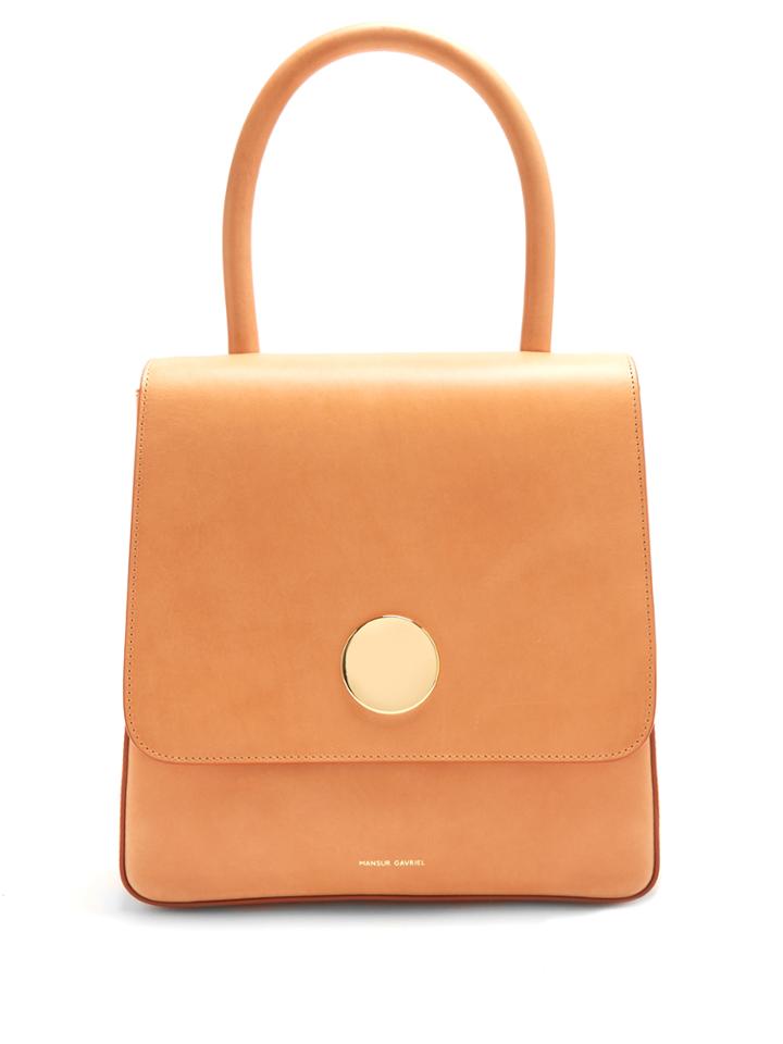 Mansur Gavriel Posternak Leather Top-handle Bag