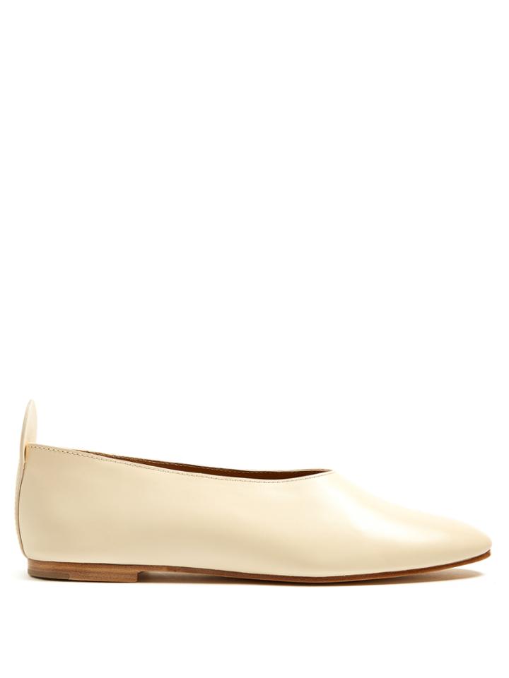 Joseph Leather Ballet Flats
