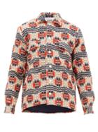 Matchesfashion.com Bode - Coverlet Wool Blend Check Jacquard Jacket - Mens - Multi