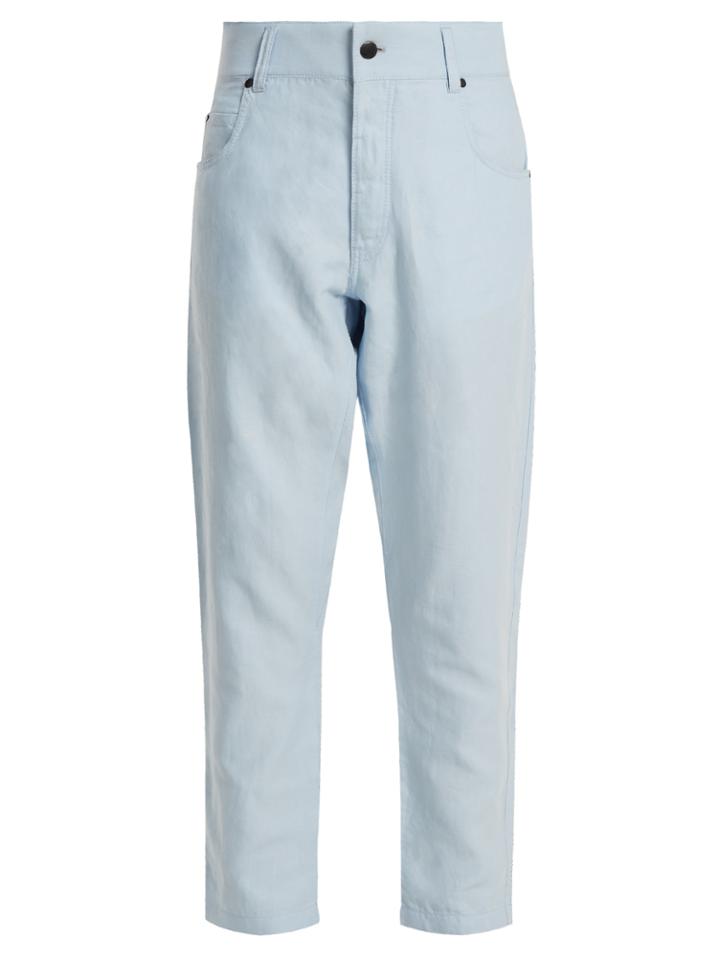 Haider Ackermann Dropped-crotch Tapered Trousers