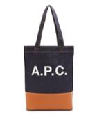 Matchesfashion.com A.p.c. - Axelle Denim Leather-trim Tote Bag - Mens - Brown