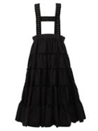 Matchesfashion.com Noir Kei Ninomiya - Studded Crepe Pinafore Skirt - Womens - Black