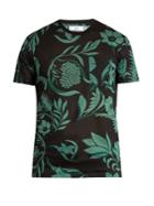Ami Floral-print Cotton-jersey T-shirt