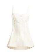 Matchesfashion.com Jil Sander - Sweetheart Neckline Flared Evening Top - Womens - Ivory