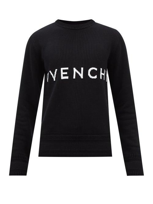 Givenchy - 4g-logo Cotton-knit Sweater - Mens - Black