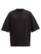 Jil Sander - Oversized Cotton-jersey T-shirt - Mens - Black