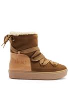 Matchesfashion.com See By Chlo - Crosta Nubuck Snow Boots - Womens - Brown