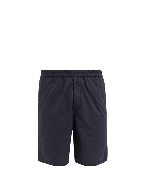 Matchesfashion.com Folk - Rubber-logo Shell Shorts - Mens - Navy