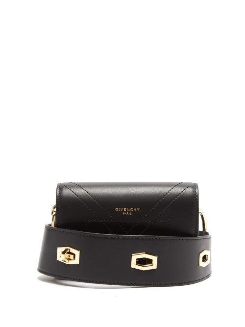Matchesfashion.com Givenchy - Eden Smooth Leather Belt Bag - Womens - Black