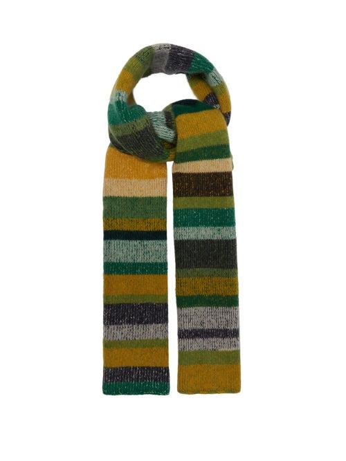 Matchesfashion.com The Elder Statesman - Striped Cashmere Scarf - Womens - Multi