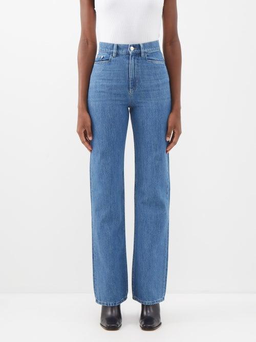 Wandler - Rose High-rise Straight-leg Jeans - Womens - Blue