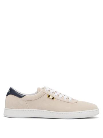 Matchesfashion.com Aprix - Low Top Suede Sneakers - Mens - Cream