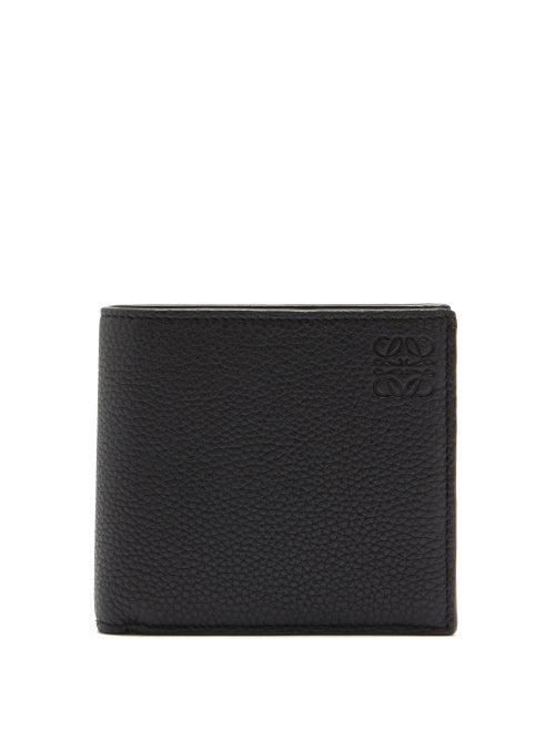 Matchesfashion.com Loewe - Bi-fold Grained-leather Wallet - Mens - Black