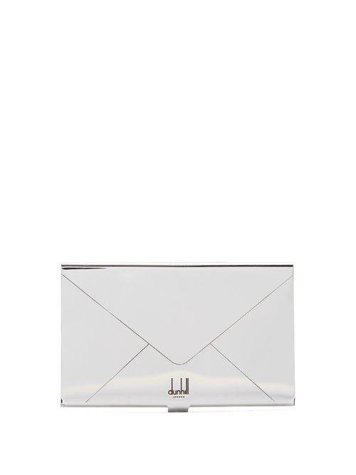 Matchesfashion.com Dunhill - Envelope Metal Cardholder - Mens - Silver